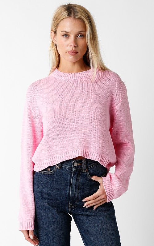 L/S Cropped Sweater