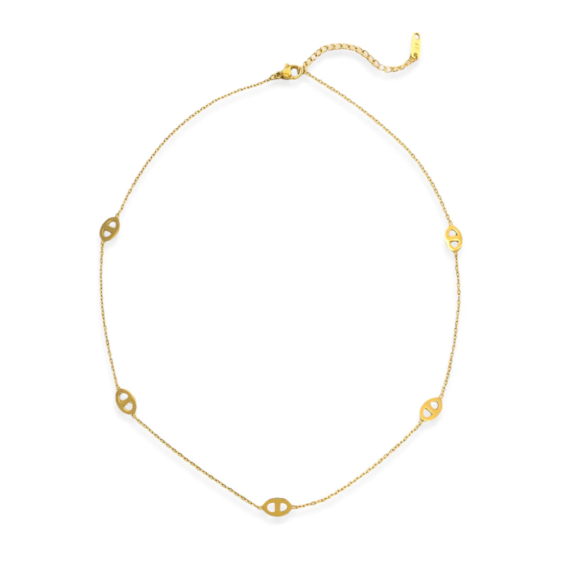 MARINER CHAIN GOLD NECKLACE